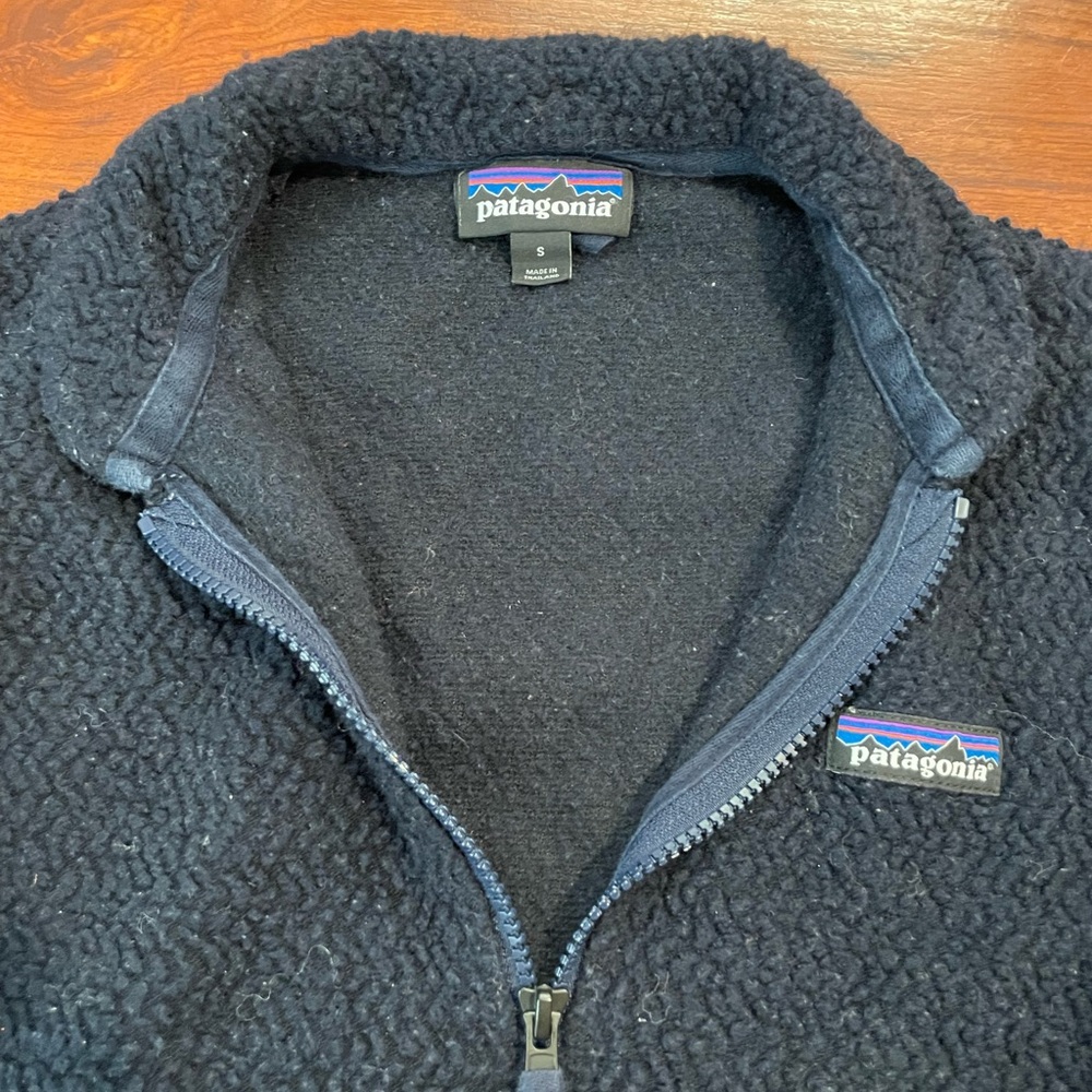 Patagonia Blue Women’s Fleece Quarter-Zip Pullover - Picture 2 of 4